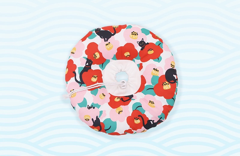 貓狗防水頸圈 (草苺) (XS size/ 頸圈10-20cm/ 直徑17cm)