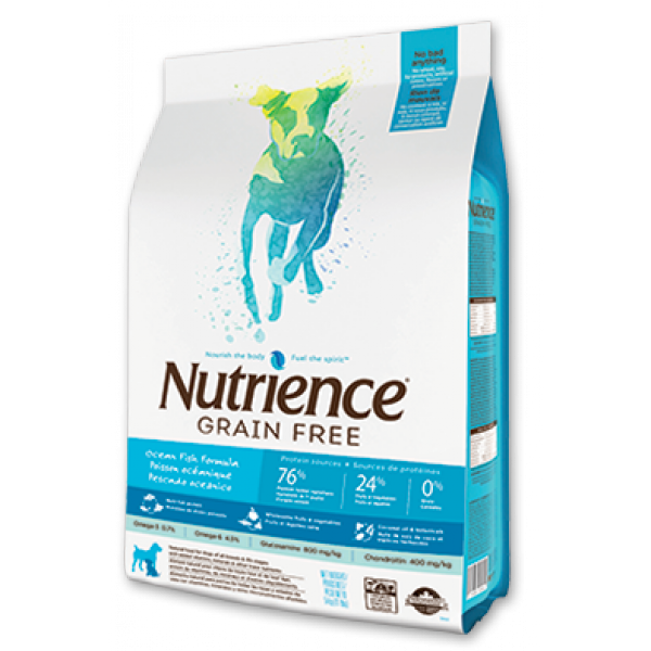 Nutrience 天然无谷物 防敏感七种鱼 全犬乾粮 2.5Kg  x2包优惠