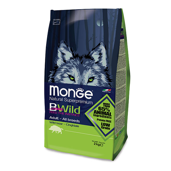 Monge 低穀物 野豬肉配方 成犬乾糧 2Kg