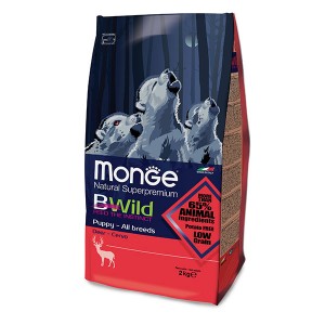 Monge 低穀物 野生鹿肉配方 幼犬乾糧 15Kg
