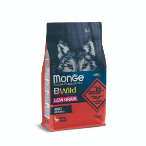 Monge 低穀物 野生鹿肉配方 成犬乾糧 15Kg