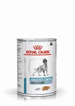 [凡購買處方用品, 訂單滿$500或以上可享免費送貨]　　Royal Canin - Sensitivity Control (SC21) 敏感度調節處方 (雞肉) 狗罐頭 420g x12罐原箱