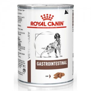 [凡購買處方用品, 訂單滿$500或以上可享免費送貨]　　Royal Canin - Gastro Intestinal (GI25) 腸道處方 狗罐頭 400g x12罐原箱