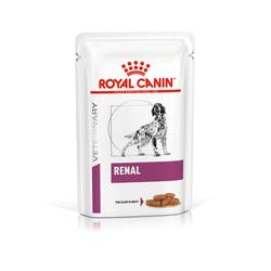 [凡购买处方用品, 订单满$500或以上可享免费送货]　　Royal Canin - Renal (RF14) 肾病处方 袋装狗湿粮 100g x12包原箱