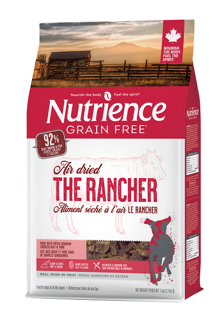 ＜购买正价货品满$500 可換购＞ Nutrience 无谷物风乾全犬粮 - 牧場风味 牛、三文鱼及猪 (The Rancher) 1kg  (售完即止)