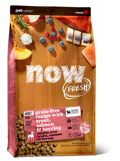 NOW FRESH!™ 全犬種 無穀物成年魚肉狗糧配方 (鱒魚+三文魚+希靈魚) (2303304) 3.5磅