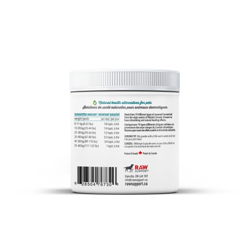 (營養補充品) Raw Support - Complete 天然綠藻粉 (甲狀腺激素產生所需) 175g (貓犬) (5-27200)