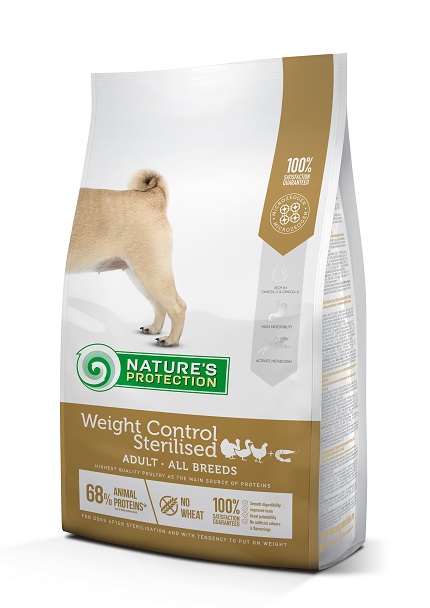 Nature's Protection Weight Control Sterilised 低脂全犬粮 鸡+鱼配方 (1岁以上) 4kg