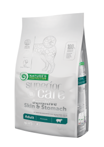Nature's Protection White Dog 敏感皮膚腸胃配方 (低敏羊肉) 小型成犬糧 1.5kg