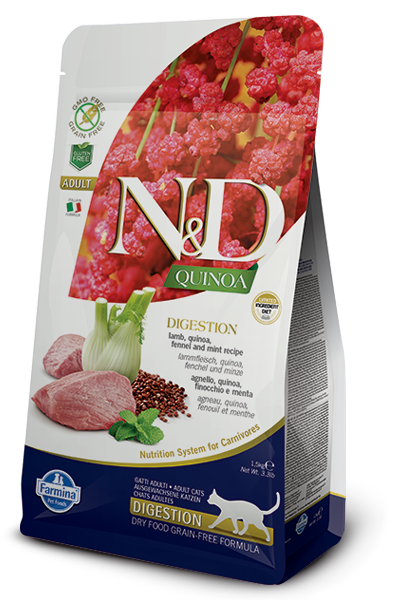 Natural & Delicious 藜麦功能天然貓粮 – 羊肉 腸胃护理 1.5kg