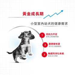Royal Canin 法國皇家 Puppy Mini Indoor 室內小型幼犬營養配方 乾糧 3kg