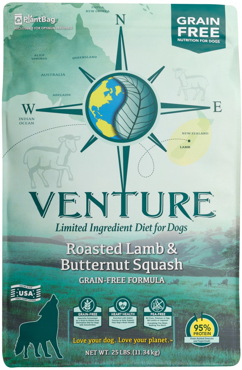 Earthborn Venture 羊肉+小南瓜 單一蛋白配方 全犬 4磅