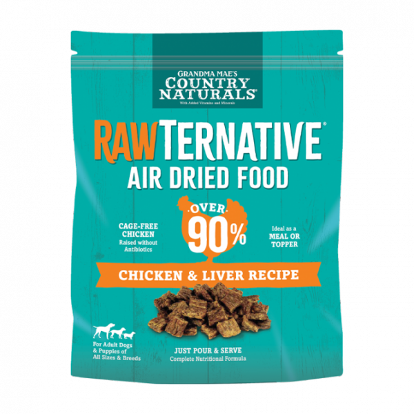 Country Naturals Raw Ternative 无谷物全犬风乾粮 - 无激素走地鸡配方 5oz