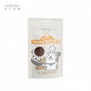 陪心機能零食 輕鬆排毛 洋車前子南瓜雞腿小丁 50g (貓用) 到期日: 1/2026