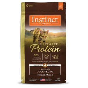 Nature's Variety Instinct 本能 無穀物 頂級蛋白質貓糧 - 鴨肉配方 4磅