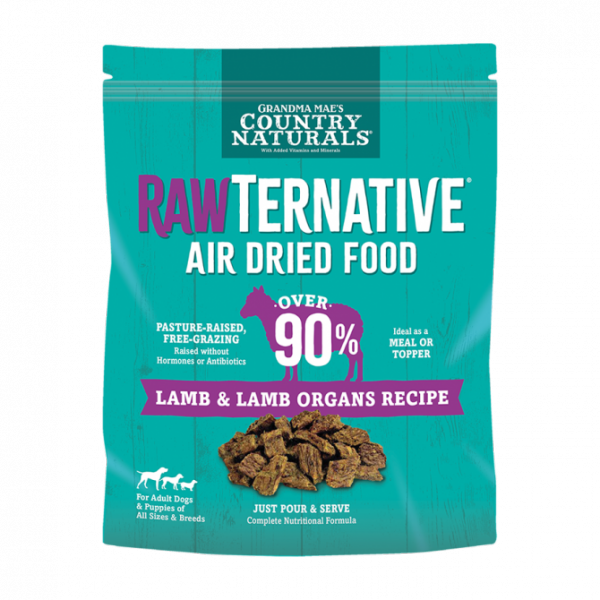Country Naturals Raw Ternative 無穀物全犬風乾糧 - 無激素草飼羊配方 3lb