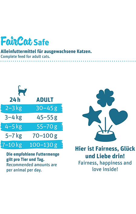 Green Petfood - FairCat Safe 蟲蟲蛋白防過敏 貓糧 300g x 5包優惠