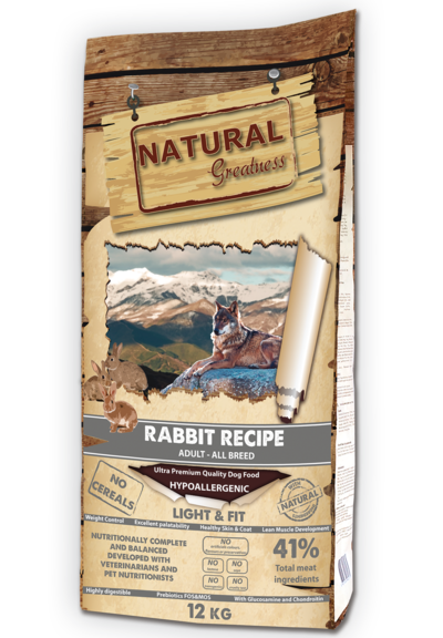 Natural Greatness 无谷物 兔肉配方 (Rabbit Recipe) 狗粮 10kg