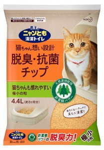 Kao 日本花王 除臭/抗菌木貓砂 (極小粒) 2.5L