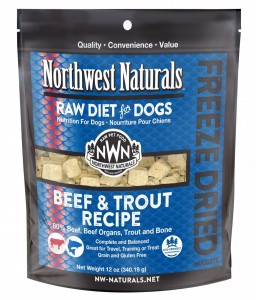 Northwest Naturals  脫水牛+鱒魚凍乾犬糧 340g