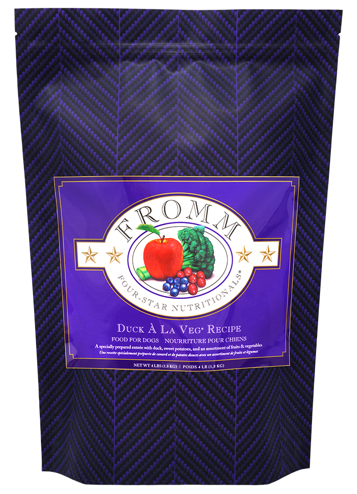 Fromm 鸭肉甜薯蔬菜 狗粮 (黑底紫) 26lb