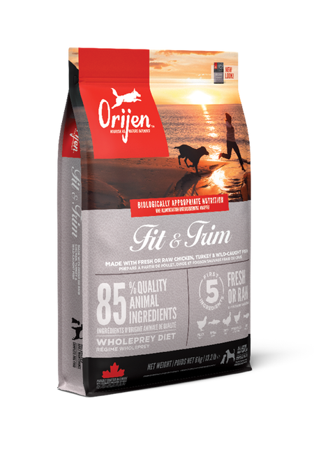 Orijen Fit & Firm 無穀物 健美犬配方 6kg (灰色)