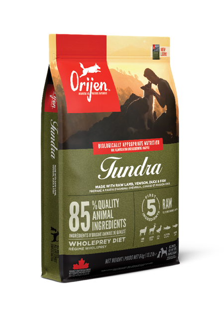 Orijen Tundra 无谷物 冻原成犬配方 2kg (卡其色)