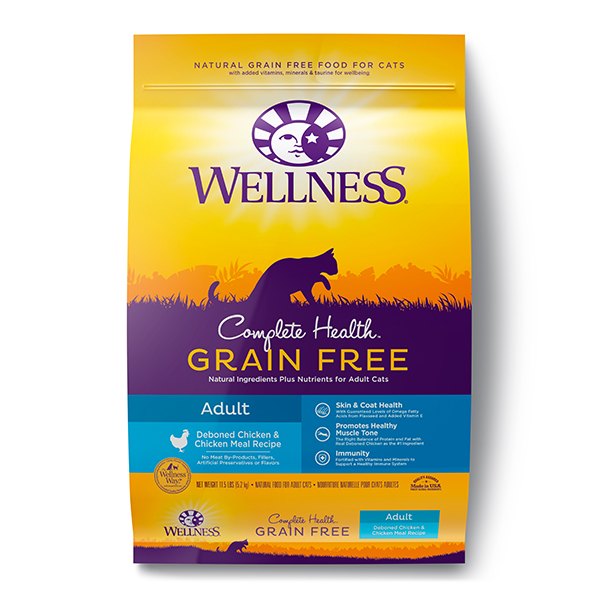 Wellness Complete Health Adult 無穀物 成貓雞肉配方貓糧 5.5lb (9201)