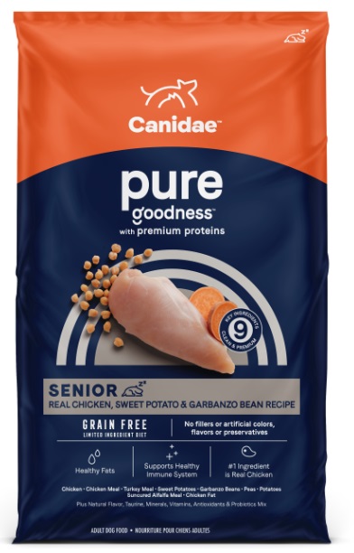 Canidae PURE 無穀物老年犬配方 狗糧 12磅