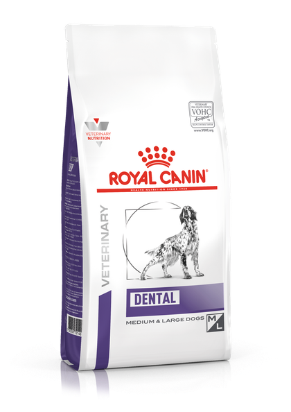 [凡購買處方用品, 訂單滿$500或以上可享免費送貨]　　Royal Canin - Dental Dog  (M/L) 成犬牙齒護理健康管理配方 處方狗乾糧 6kg