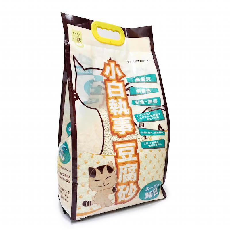 小白執事豆腐砂 1.5mm + 极上木薯 超幼版 (原味20L x 3包) 原箱优惠 (共1箱)