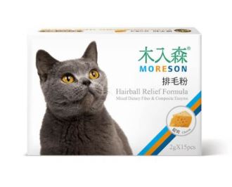 ＜購買正價貨品滿$300~可以優惠價$95換購＞ Moreson 木入森  排毛粉 (芝士風味) 2g x 15包
