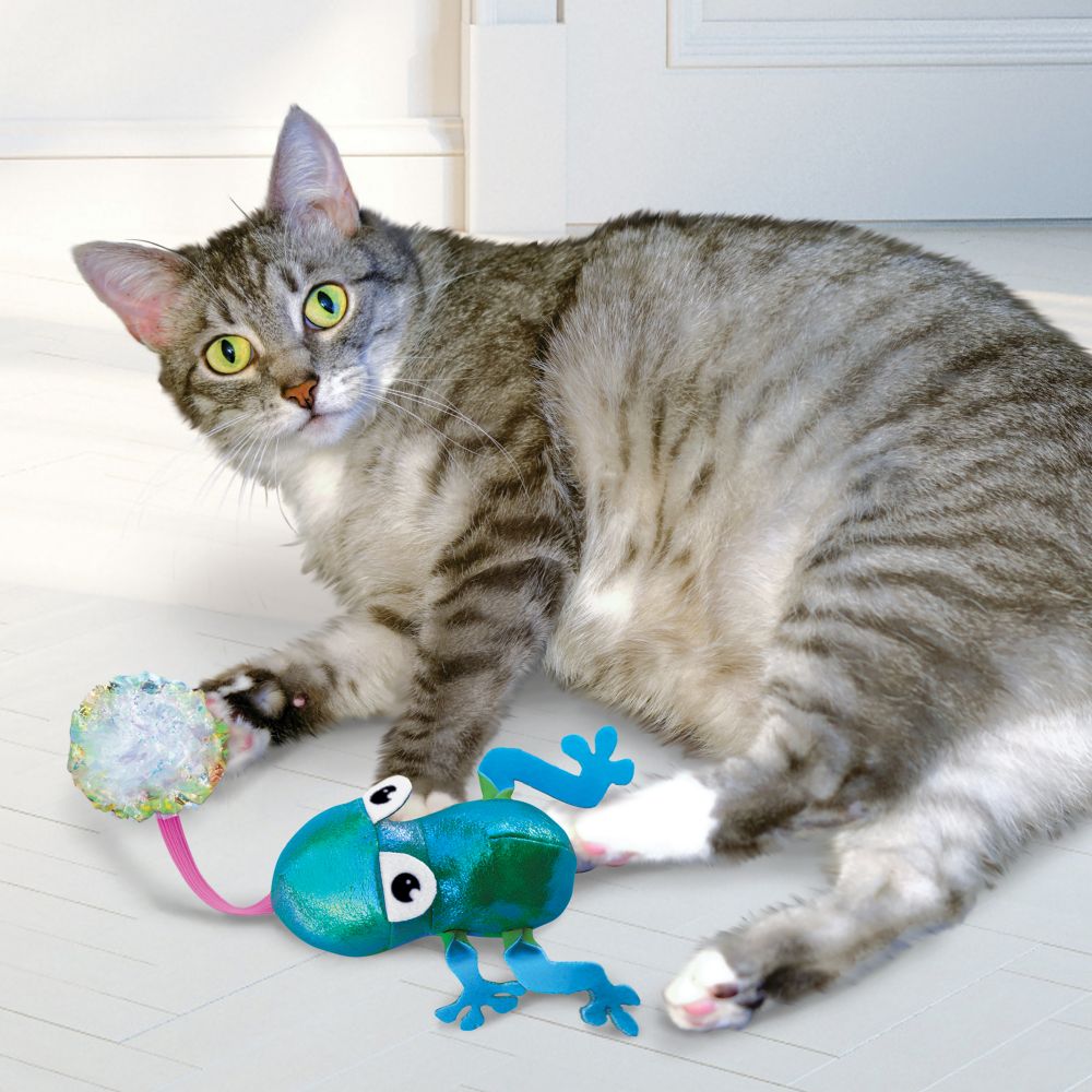 【購買正價貨品滿$300~可以以優惠價$51換購】KONG Flingaroo Frog Cat Toy 青蛙貓玩具 (CFL6)