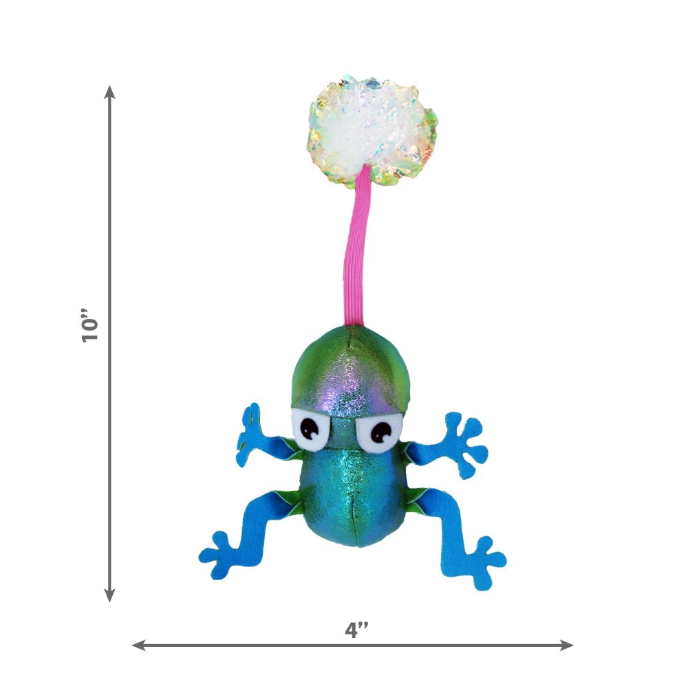 【購買正價貨品滿$300~可以以優惠價$51換購】KONG Flingaroo Frog Cat Toy 青蛙貓玩具 (CFL6)