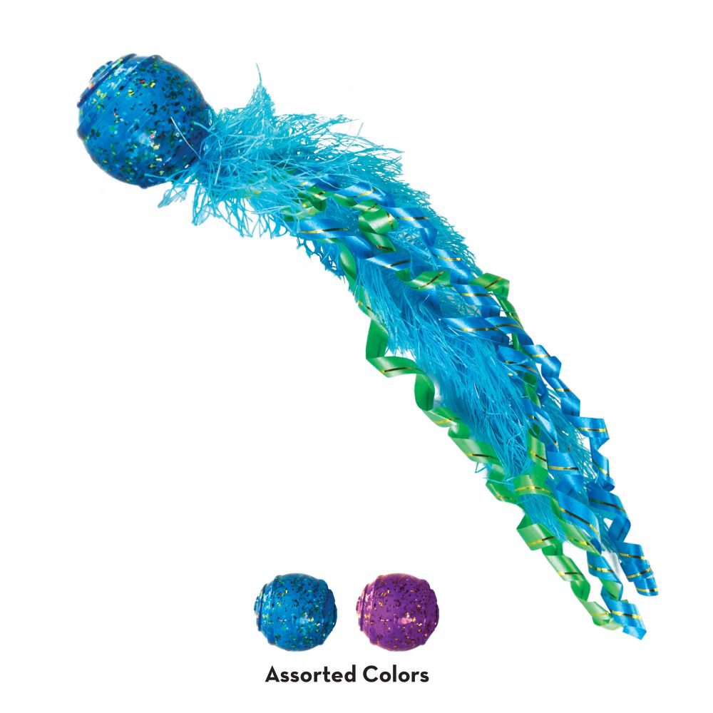 【購買正價貨品滿$300~可以以優惠價$52換購】KONG Squeezz Confetti Ball Cat Toy 貓玩具 (CNF4) (顏色隨機)