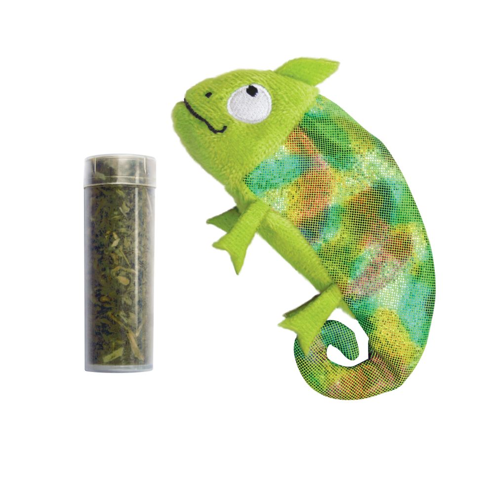 【購買正價貨品滿$300~可以以優惠價$48換購】KONG Refillables Chameleon Catnip Cat Toy 變色龍貓草套裝 (NCM4)