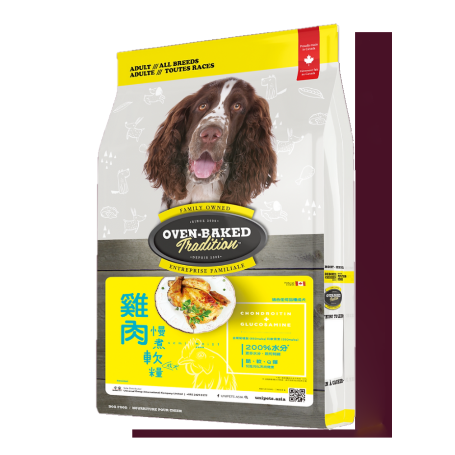 Oven-Baked 雞肉慢煮軟糧 成犬糧 5lb