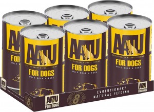 AATU 豬及野豬 全配方狗主食罐 400g x 6罐 原箱優惠