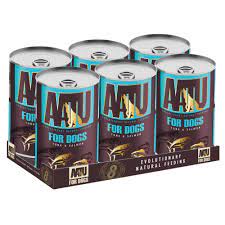 AATU 吞拿魚及三文魚 全配方狗主食罐 400g x 6罐 原箱優惠
