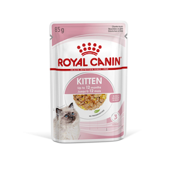 Royal Canin 法国皇家 啫喱系列 (Jelly) 幼貓营养主食湿包 85g x 12包原盒优惠