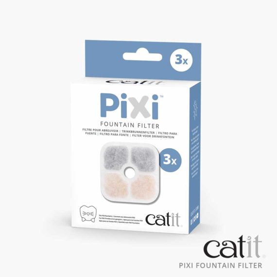 Catit Pixi filter 噴泉式饮水机 过濾替換装 (3片装)