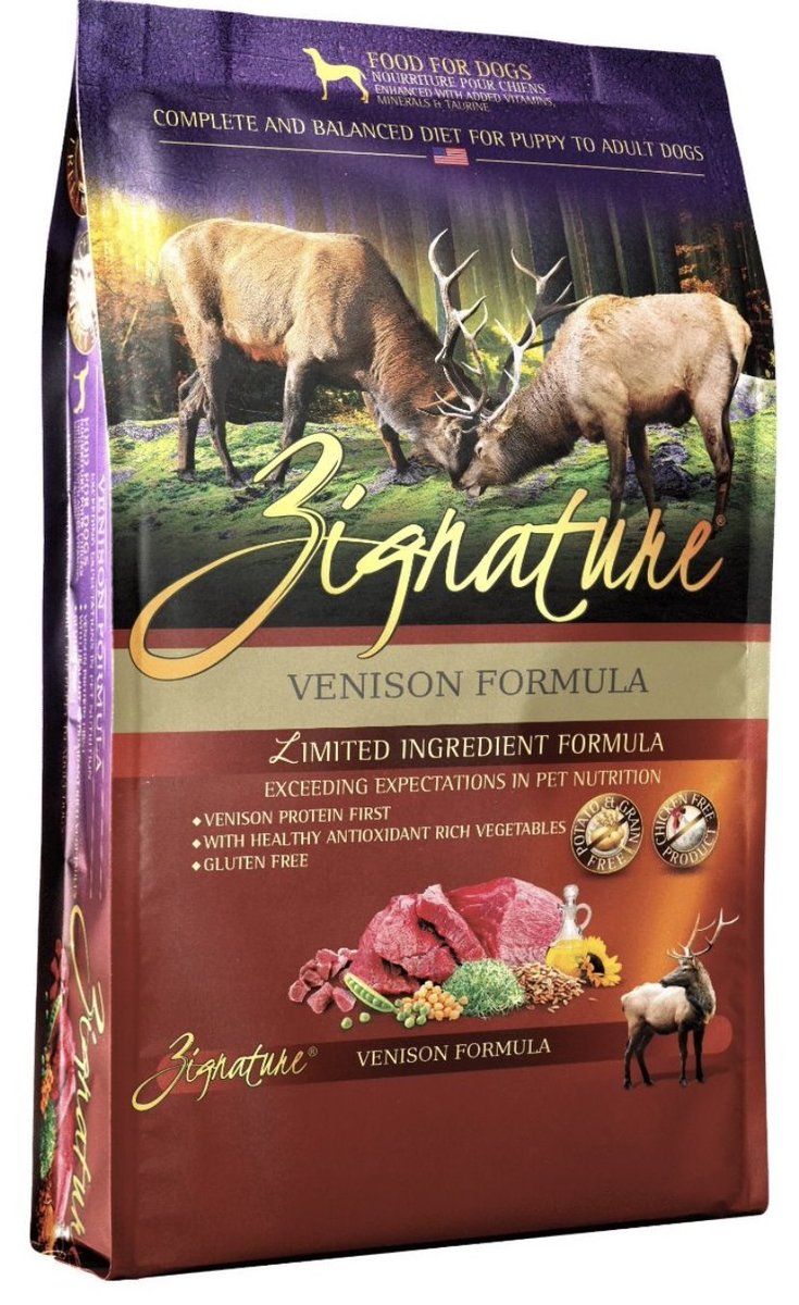 Zignature 超越 無穀物鹿肉配方 (Venison) 狗糧 12.5磅