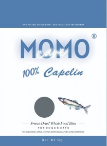 MOMOCARE  冷凍脫水貓狗小食 原條多春魚 (Capelin) 50g