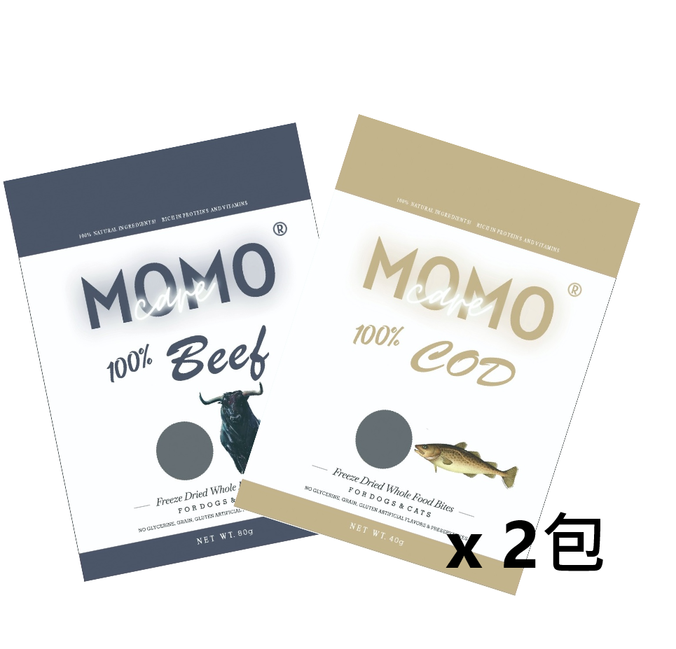 MOMOCARE 冷冻脫水貓狗小食 x 2包优惠