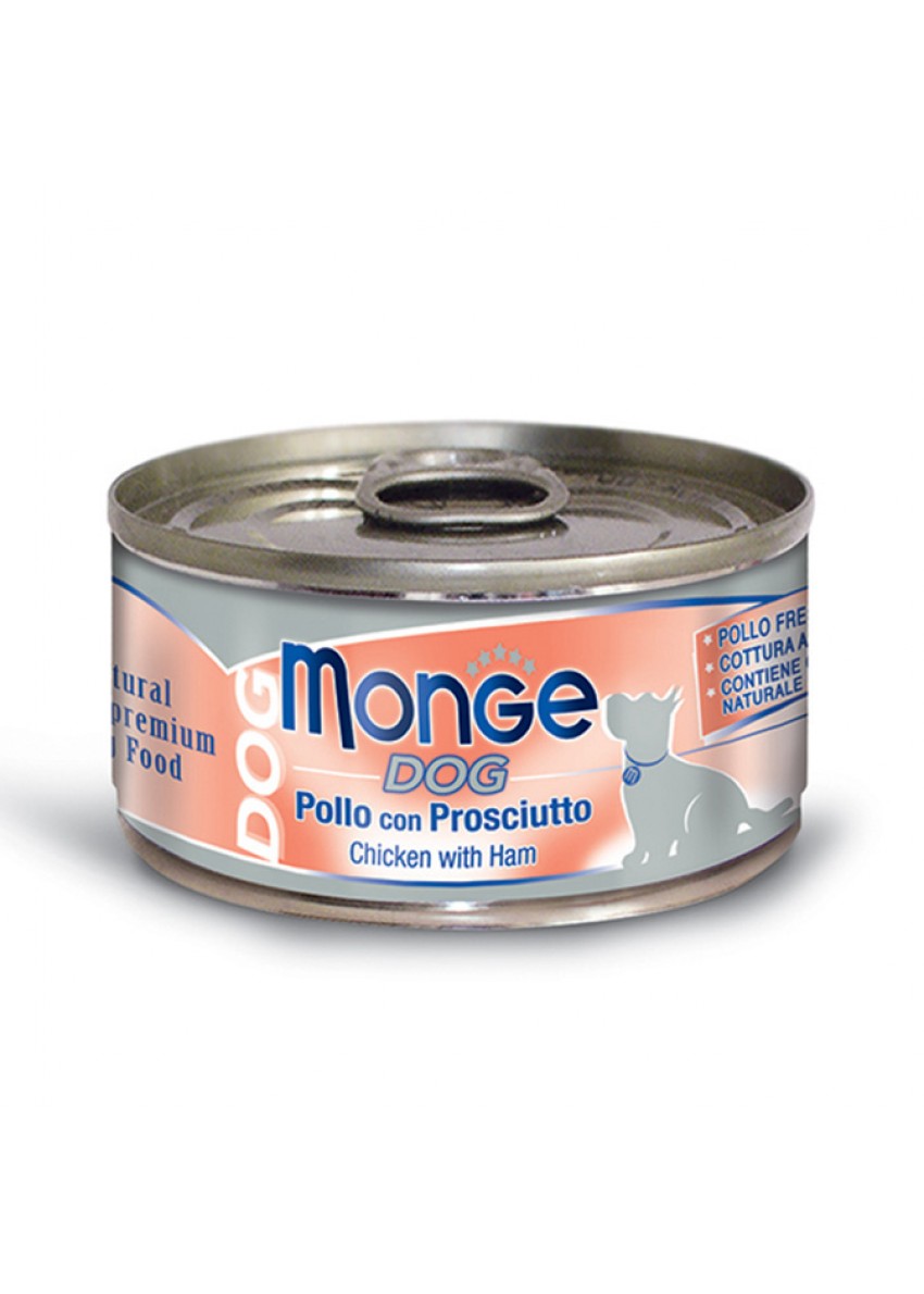 Monge Chicken with Ham For Dog 雞肉火腿 狗罐頭 95g
