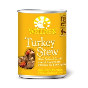 【購買正價貨品滿$300~可以以優惠價$20換購】Wellness Stew 火雞薏米甘筍 狗罐頭 12.5oz  到期日: 6/2023