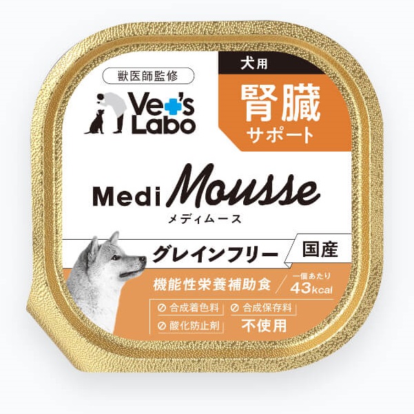 Vet's Labo MediMousse 犬用腎臟保健罐頭 95g x 24罐 原箱優惠 到期日: 10/2026