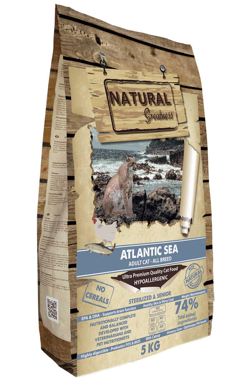 Natural Greatness 顶级全天然无谷物貓乾粮 Atlantic Sea 体重控制低过敏配方 5kg