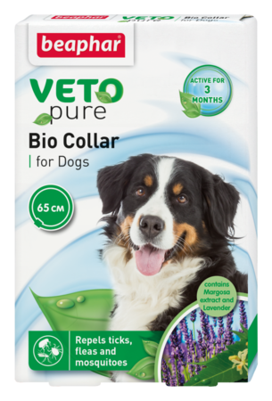 beaphar VETO pure Bio Collar 狗用 回归自然 防蚊蜱虱带 65cm ( 有效期3个月 )