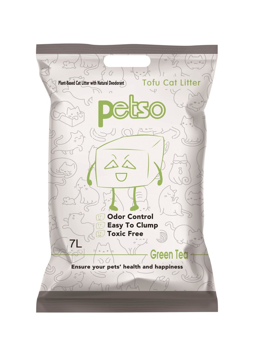 Petso 豆腐貓砂 抹茶香氣味 (Green Tea) 7L (綠)